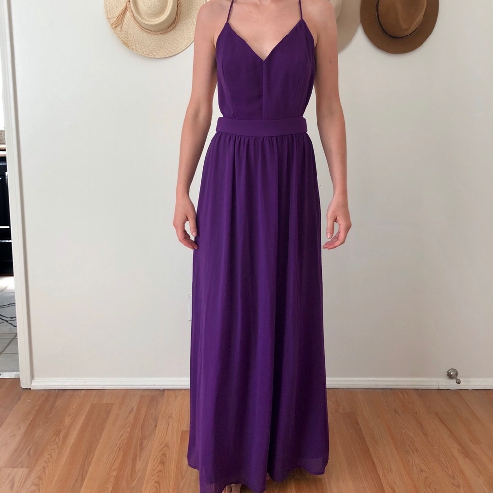 Lulu’s Purple Maxi Dress